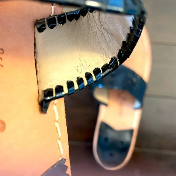 Jack Rogers classic black sandals sz 10.5 - Picture 3 of 6